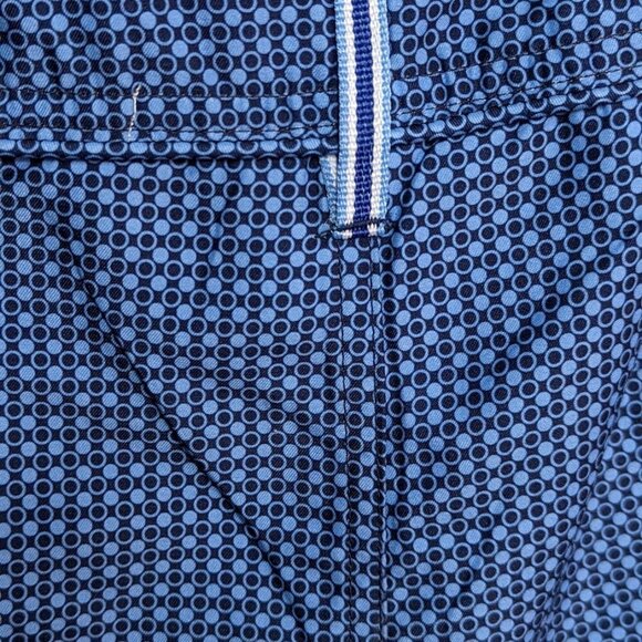 BANANA REPUBLIC Men's Lined Micro Dot Swim Shorts Navy Size 36 - Picture 8 of 15